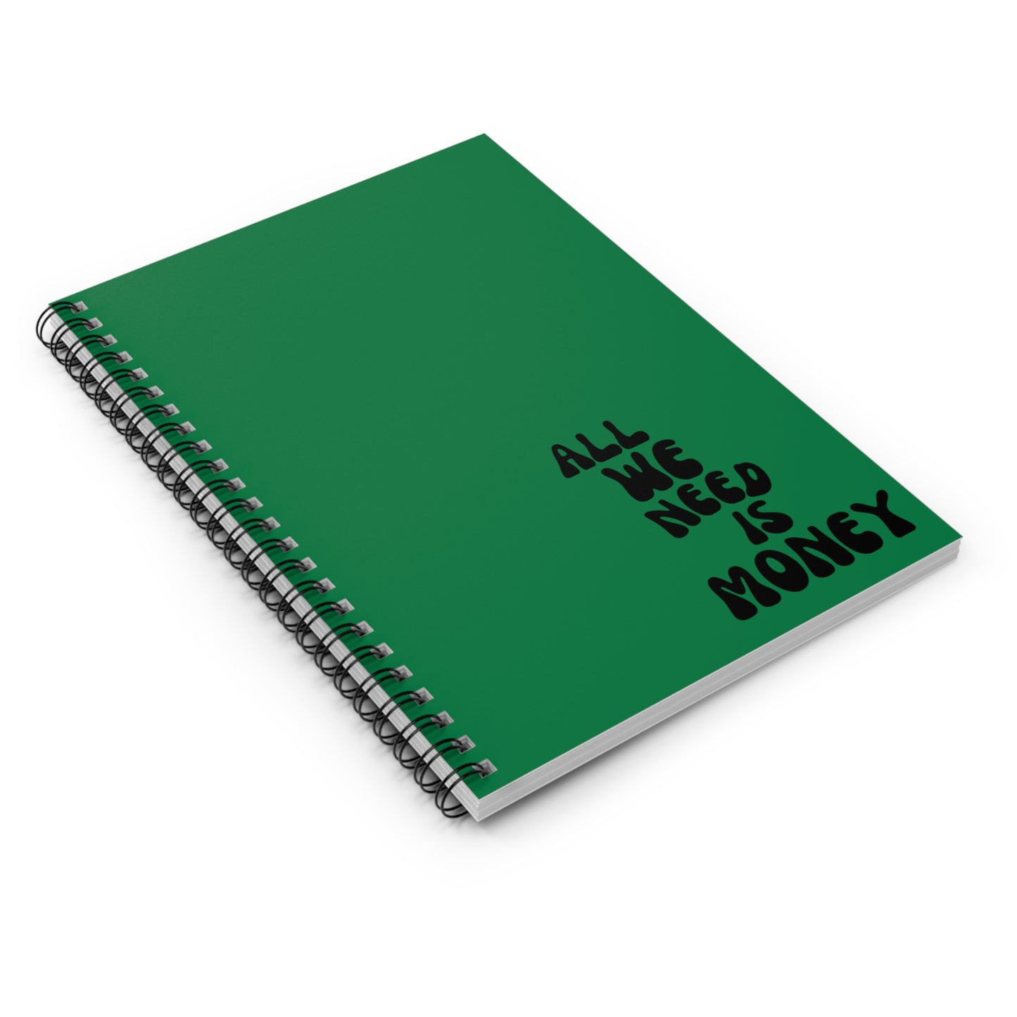 MONEY - Spiral Notebook - Ruled Line