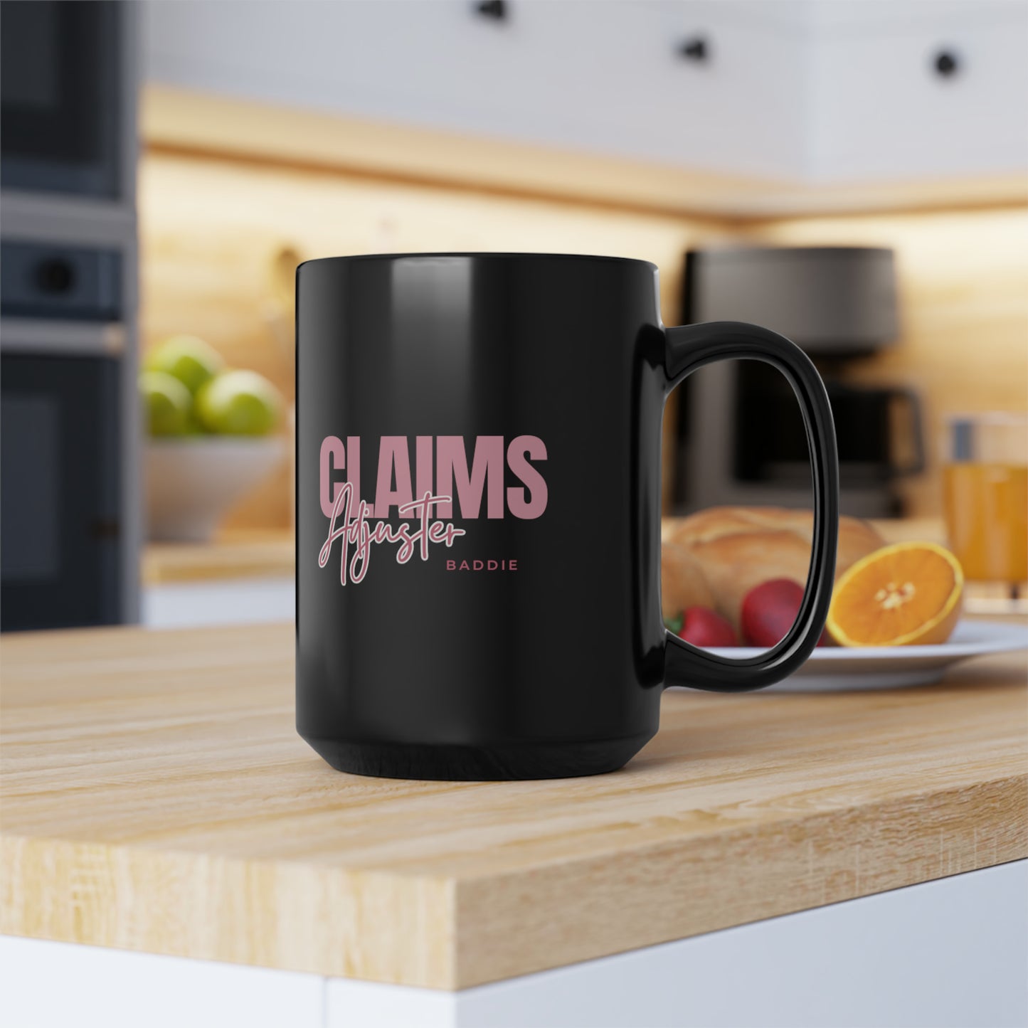 CLAIMS ADJUSTER - Black Mug (15oz)