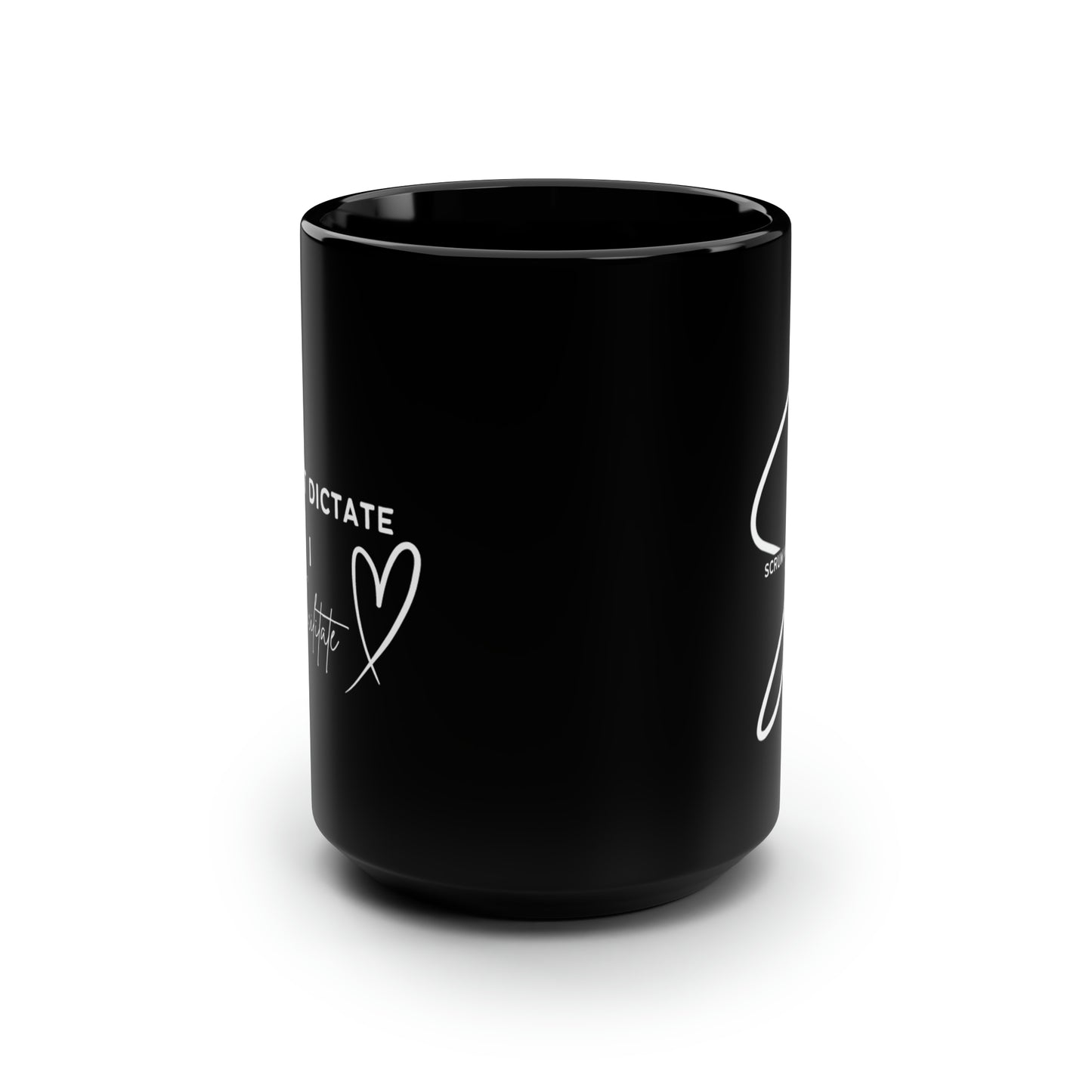 SCRUM MASTER - Black Mug (15oz)