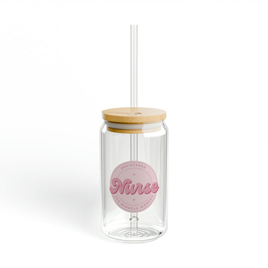 NURSE - Sipper Glass, 16oz