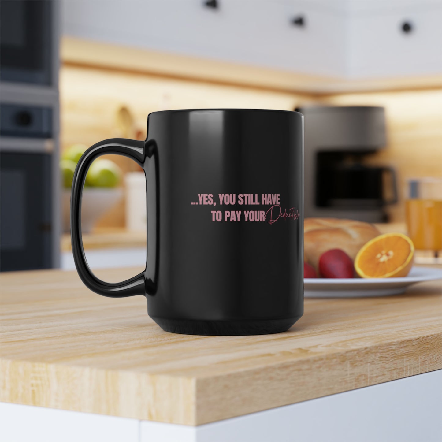 CLAIMS ADJUSTER - Black Mug (15oz)