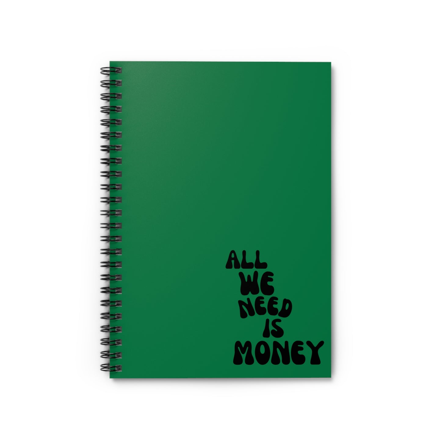 MONEY - Spiral Notebook - Ruled Line