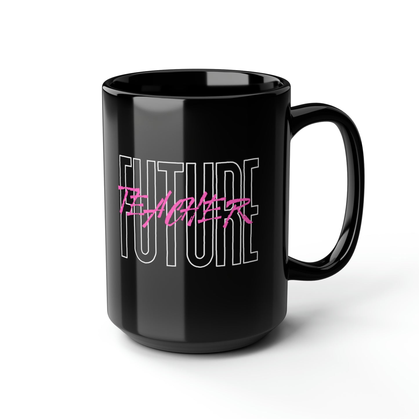 TEACHER - Black Mug (15oz)