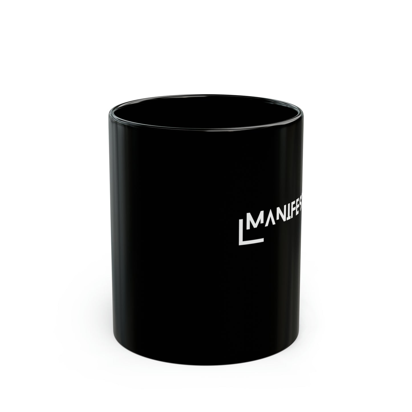 MANIFESTING- Black Mug (11oz)